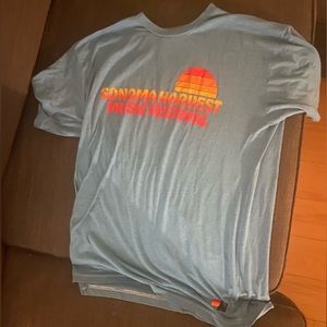 Rare Aviator Nation t shirt advertising the Sonoma Music Featival!
